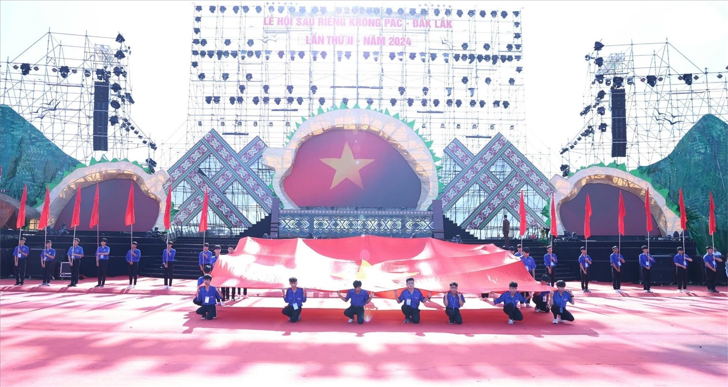 Lễ chào cờ ngày Ngày Quốc khánh Nước Cộng hòa xã hội chủ nghĩa Việt Nam tại huyện Krông Pắc