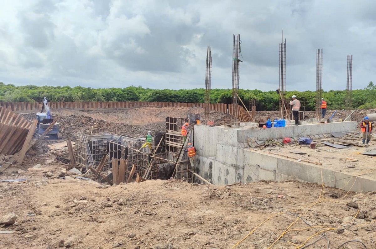 Theo thiết kế, 2 cống hộp cách nhau 1,2km, là điểm thoát nước cho các xã Tiền Phong, Liên Hòa, Liên Vị và khu công nghiệp Bắc Tiền Phong Theo thiết kế, 2 cống hộp cách nhau 1,2km, là điểm thoát nước cho các xã Tiền Phong, Liên Hòa, Liên Vị và khu công nghiệp Bắc Tiền Phong