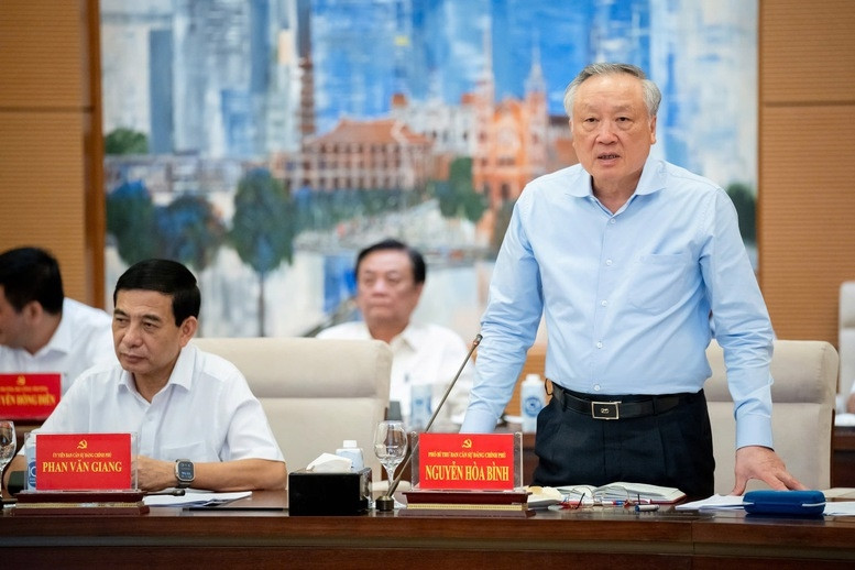 Phó Thủ tướng Thường trực Chính phủ Nguyễn Hòa Bình phát bieur tại cuộc họp - Ảnh: VGP/Nhật Bắc Phó Thủ tướng Thường trực Chính phủ Nguyễn Hòa Bình phát bieur tại cuộc họp - Ảnh: VGP/Nhật Bắc