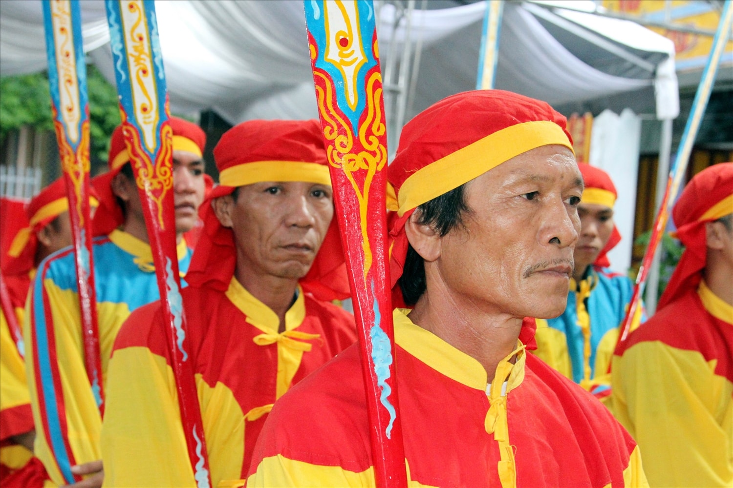 Trang phục trạo quân làng biển Mỹ Nghĩa Trang phục trạo quân làng biển Mỹ Nghĩa