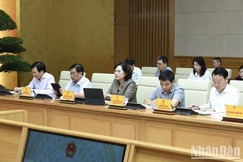 Đại diện lãnh đạo các bộ, ngành Trung ương tham dự Hội nghị. (Ảnh: Trần Hải)