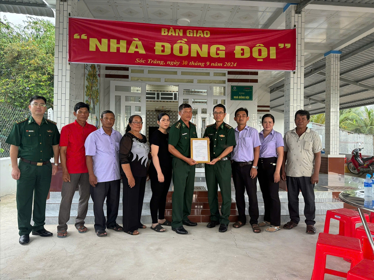Xã Tài Văn, huyện Trần Đề đã vận động nhiều nguồn lực hỗ trợ nhà  cho hộ Khmer khó khăn về nhà ở.