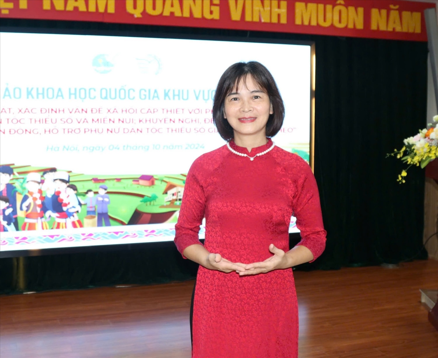 Ths. Nguyễn Hoàng Anh, Phó Viện trưởng Viện nghiên cứu Phụ nữ (Học viện Phụ nữ Việt Nam) Ths. Nguyễn Hoàng Anh, Phó Viện trưởng Viện nghiên cứu Phụ nữ (Học viện Phụ nữ Việt Nam)