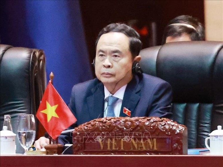 Chủ tịch Quốc hội Trần Thanh Mẫn dự phiên họp Ban chấp hành Đại hội đồng Liên Nghị viện các quốc gia Đông Nam Á lần thứ 45 (AIPA-45) - Ảnh: TTXVN Chủ tịch Quốc hội Trần Thanh Mẫn dự phiên họp Ban chấp hành Đại hội đồng Liên Nghị viện các quốc gia Đông Nam Á lần thứ 45 (AIPA-45) - Ảnh: TTXVN