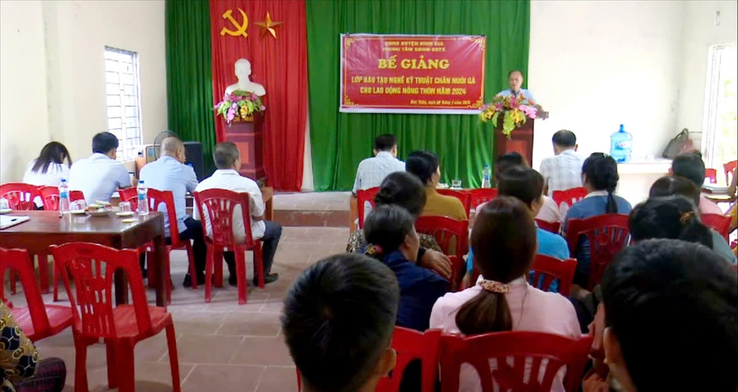 Bình Gia (Lạng Sơn): Tổ chức 16 lớp đào tạo nghề cho lao động nông thôn 