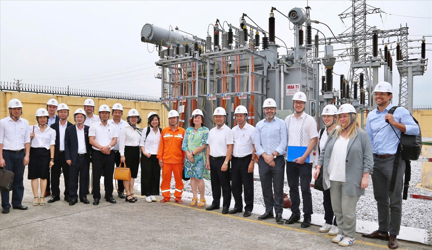 Đoàn công tác cấp cao của Chính phủ CHLB Đức thăm công trình của  EVNNPC 