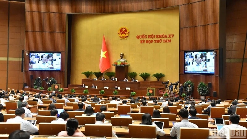 Quang cảnh một phiên họp của Kỳ họp thứ 8, Quốc hội khóa XV. (Ảnh: DUY LINH) Quang cảnh một phiên họp của Kỳ họp thứ 8, Quốc hội khóa XV. (Ảnh: DUY LINH)
