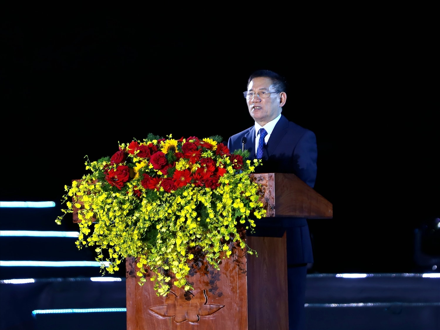 Phó Thủ tướng Chính phủ Hồ Đức Phớc phát biểu tại lễ khai mạc