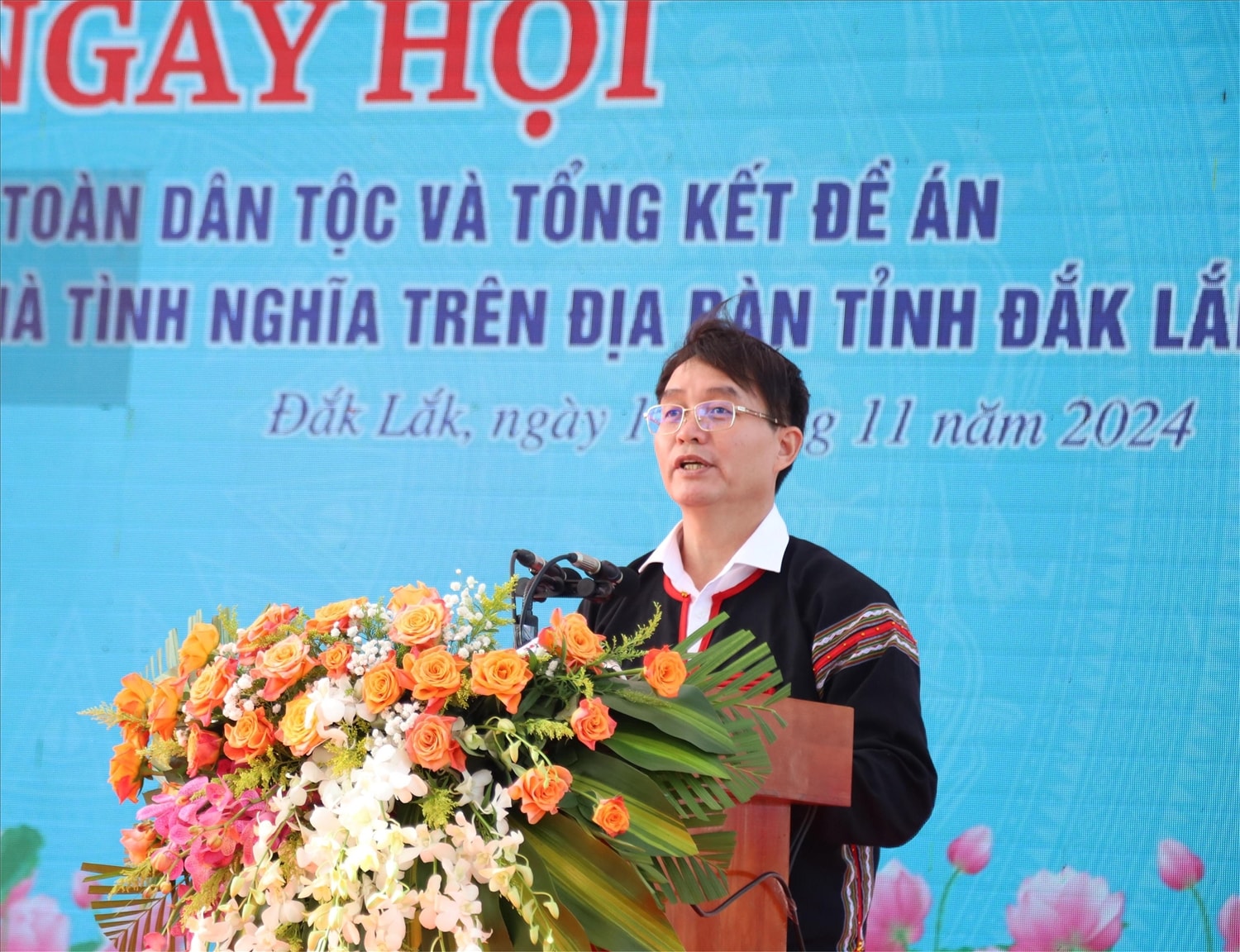 Ủy viên Trung ương Đảng, Bí thư Tỉnh ủy Đắk Lắk Nguyễn Đình Trung phát biểu tại Ngày hội Ủy viên Trung ương Đảng, Bí thư Tỉnh ủy Đắk Lắk Nguyễn Đình Trung phát biểu tại Ngày hội