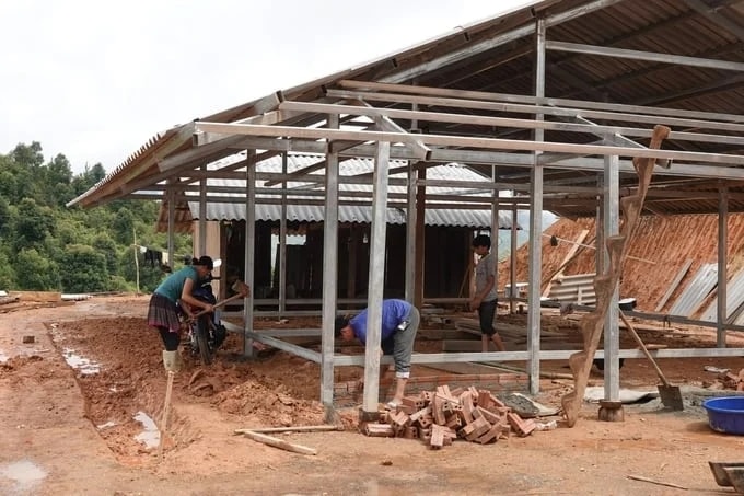 Đến hết tháng 10/2024, toàn thị xã Nghĩa Lộ đã hoàn thành 79 căn nhà cho hộ nghèo từ nguồn lực của Chương trình MTQG 1719 (Ảnh minh họa). 