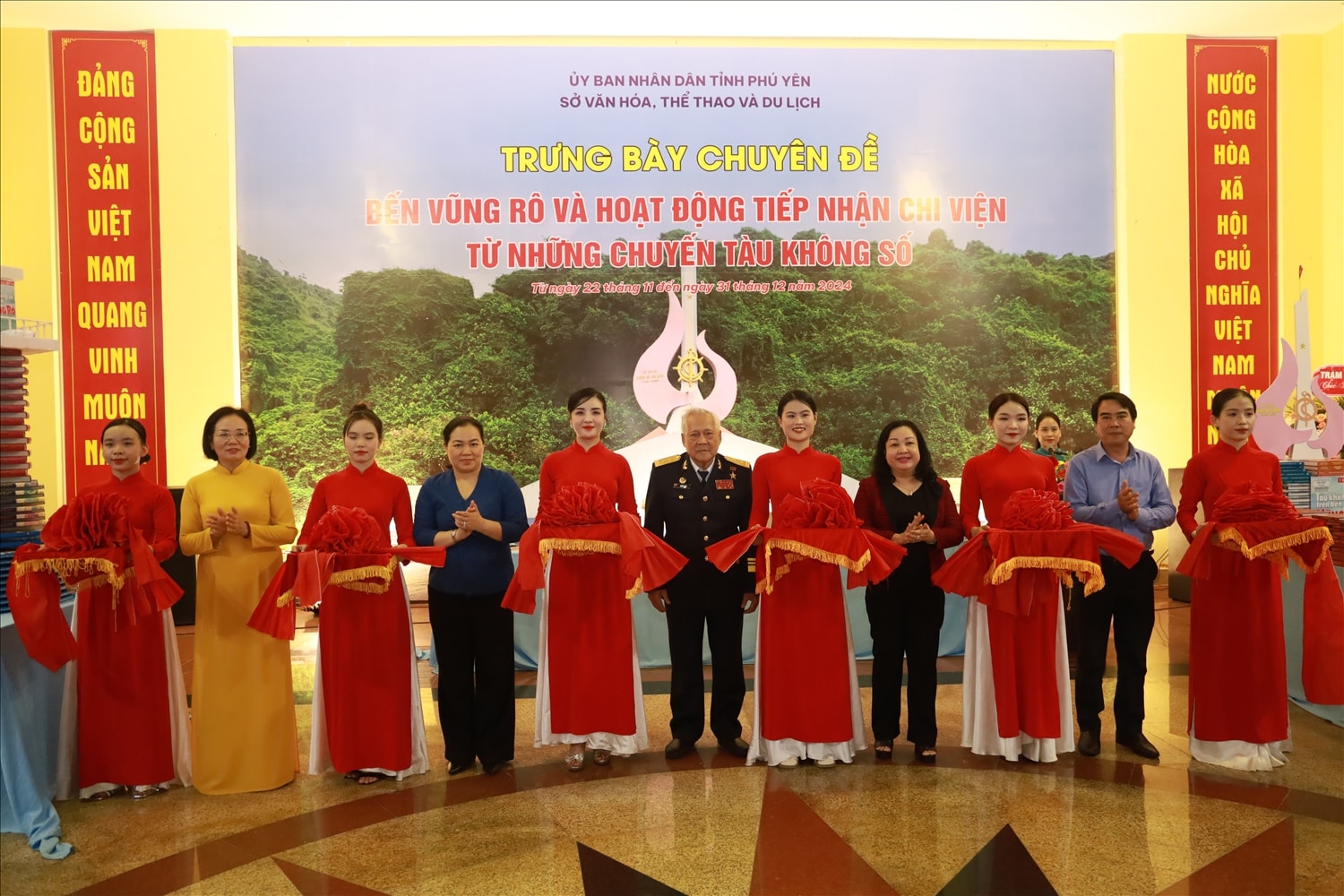 Phú Yên tổ chức trưng bày chuyên đề “Bến Vũng Rô và hoạt động tiếp nhận chi viện từ những chuyến Tàu Không số”.