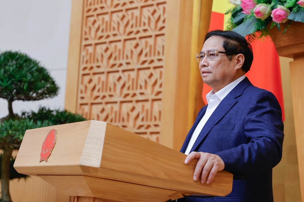 Thủ tướng Phạm Minh Chính phát biểu kết luận Phiên họp Chính phủ chuyên đề về xây dựng pháp luật tháng 11/2024 - Ảnh: VGP/Nhật Bắc Thủ tướng Phạm Minh Chính phát biểu kết luận Phiên họp Chính phủ chuyên đề về xây dựng pháp luật tháng 11/2024 - Ảnh: VGP/Nhật Bắc