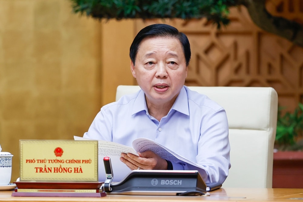 Phó Thủ tướng Trần Hồng Hà phát biểu - Ảnh: VGP/Nhật Bắc Phó Thủ tướng Trần Hồng Hà phát biểu - Ảnh: VGP/Nhật Bắc