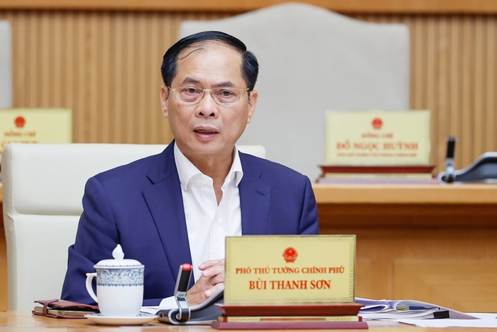 Phó Thủ tướng Bùi Thanh Sơn phát biểu - Ảnh: VGP/Nhật Bắc Phó Thủ tướng Bùi Thanh Sơn phát biểu - Ảnh: VGP/Nhật Bắc