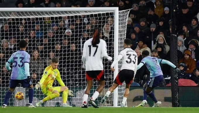 Các chân sút của Arsenal tỏ ra khá vô duyên trong trận đấu này (Ảnh IT)
