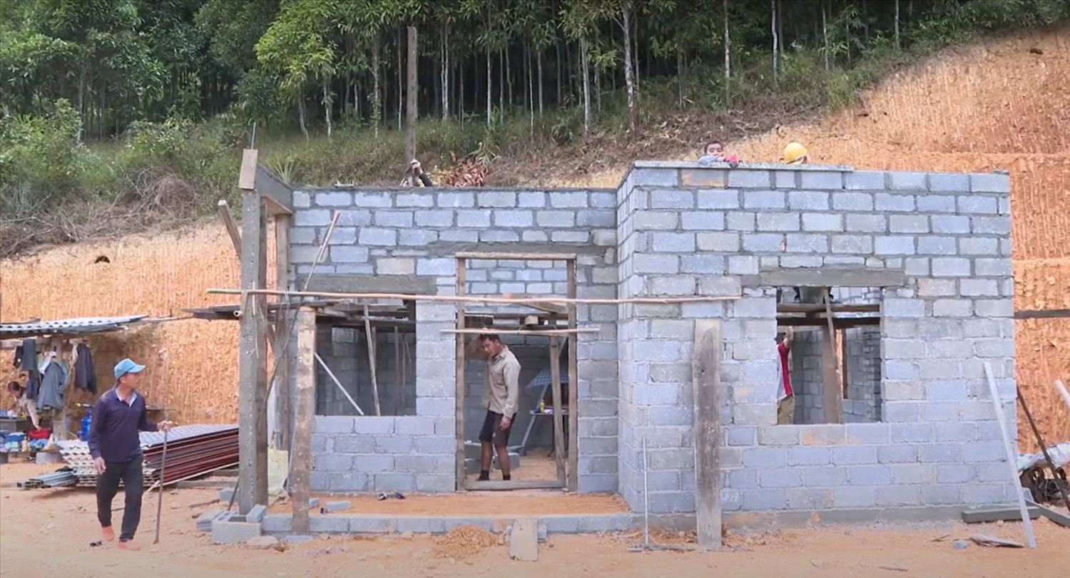 Người dân được hỗ trợ xây dựng nhà ở