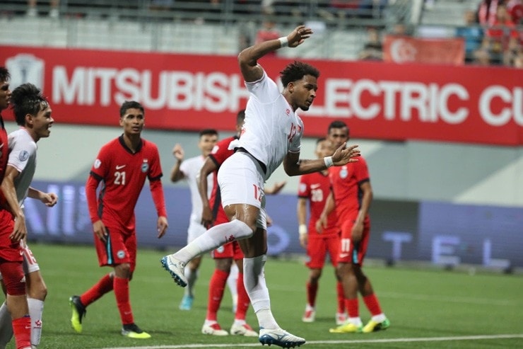 Xuân Son ghi bàn ấn định chiến thắng 2-0 cho đội tuyển Việt Nam (Ảnh IT) Xuân Son ghi bàn ấn định chiến thắng 2-0 cho đội tuyển Việt Nam (Ảnh IT)