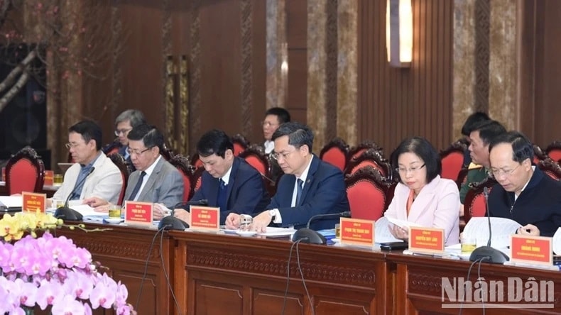 Các đại biểu tham dự Hội nghị. (Ảnh: TRẦN HẢI) Các đại biểu tham dự Hội nghị. (Ảnh: TRẦN HẢI)