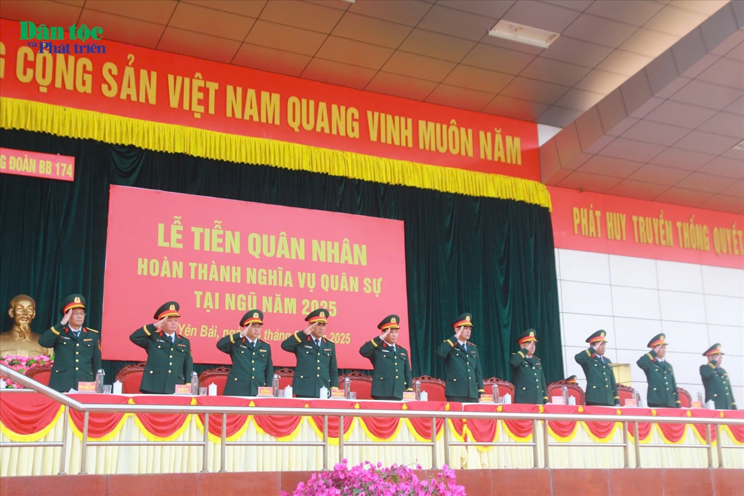 Trung đoàn 174 tổ chức Lễ tiễn quân nhân hoàn thành nghĩa vụ quân sự tại ngũ năm 2025 Trung đoàn 174 tổ chức Lễ tiễn quân nhân hoàn thành nghĩa vụ quân sự tại ngũ năm 2025