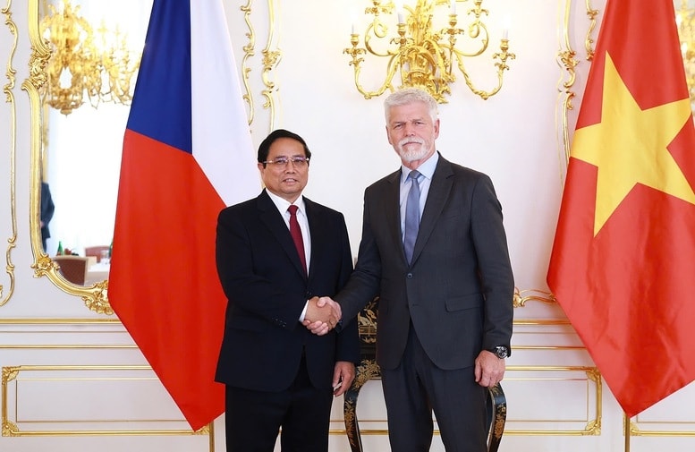 Thủ tướng Phạm Minh Chính và Tổng thống Czech Petr Pavel - Ảnh: TTXVN Thủ tướng Phạm Minh Chính và Tổng thống Czech Petr Pavel - Ảnh: TTXVN