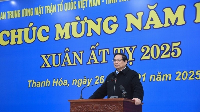 Thủ tướng Phạm Minh Chính phát biểu ý kiến tại chương trình. (Ảnh: TRẦN HẢI) Thủ tướng Phạm Minh Chính phát biểu ý kiến tại chương trình. (Ảnh: TRẦN HẢI)