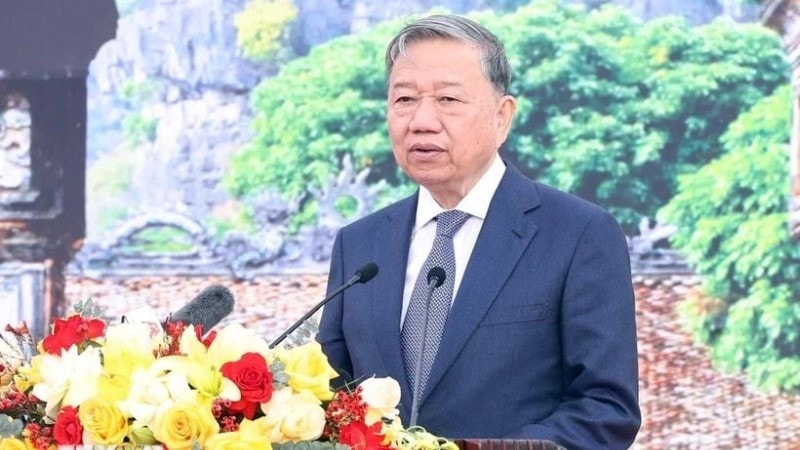 Tổng Bí thư Tô Lâm phát biểu tại Lễ phát động Tết trồng cây. (Ảnh: TTXVN) Tổng Bí thư Tô Lâm phát biểu tại Lễ phát động Tết trồng cây. (Ảnh: TTXVN)