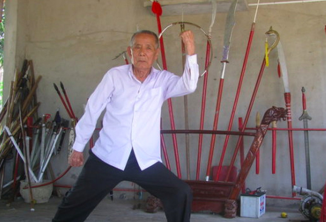 Cố võ sư Phan Thọ lúc sinh thời