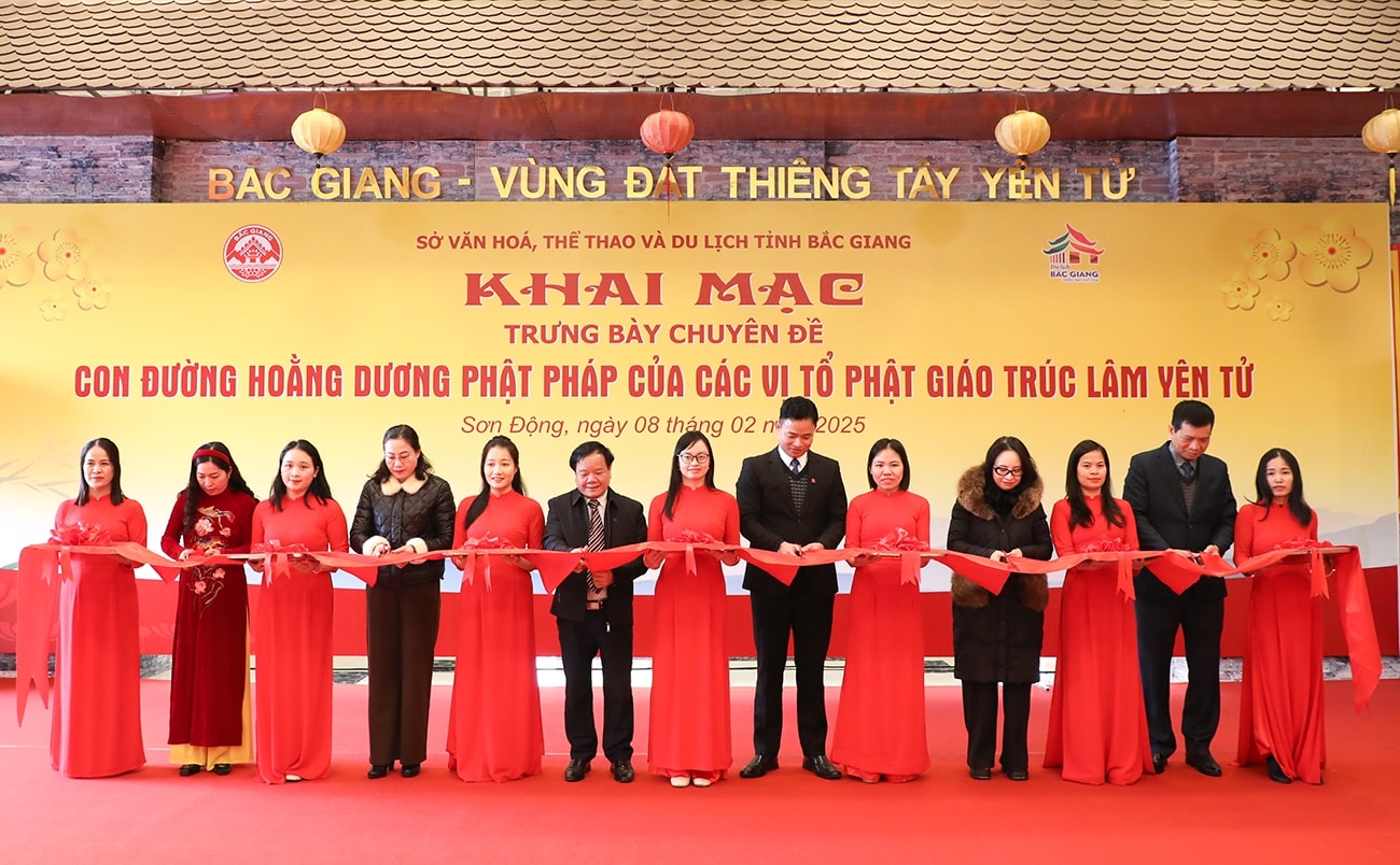 Khai mạc trưng bày chuyên đề “Con đường Hoằng dương Phật pháp của các vị tổ Phật giáo Trúc Lâm Yên Tử”
