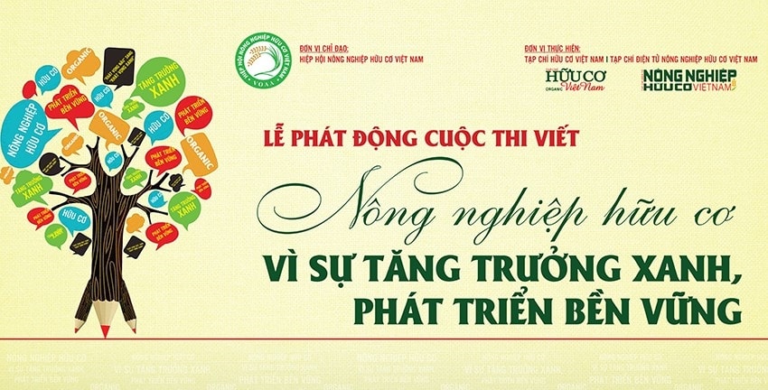 (TIN CTV CÙ HƯƠNG) Phát động cuộc thi viết “Nông nghiệp Hữu cơ - Vì sự tăng trưởng xanh, phát triển bền vững”