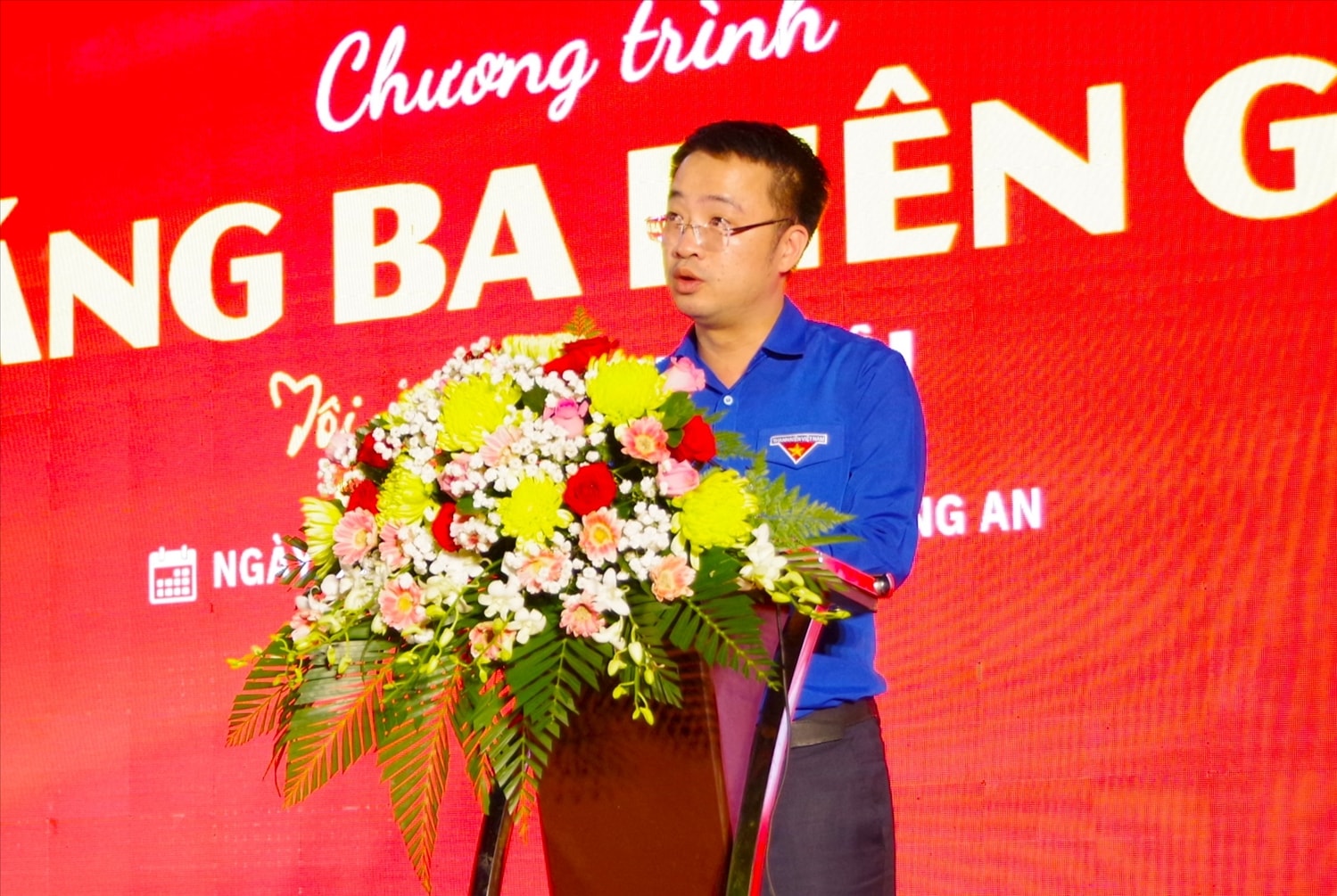 Chủ tịch Trung ương Hội Liên hiệp Thanh niên Việt Nam Nguyễn Tường Lâm phát biểu tại chương trình
