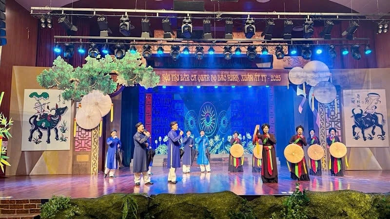 Hội thi Dân ca Quan họ Bắc Ninh thu hút gần 600 diễn viên quần chúng tham dự 