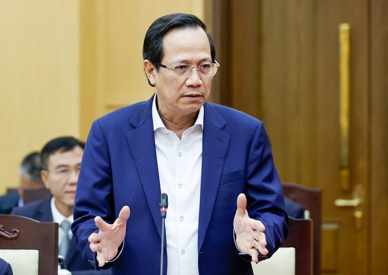 Bộ trưởng Bộ Dân tộc và Tôn giáo Đào Ngọc Dung phát biểu tại buổi làm việc - Ảnh: VGP/Nhật Bắc Bộ trưởng Bộ Dân tộc và Tôn giáo Đào Ngọc Dung phát biểu tại buổi làm việc - Ảnh: VGP/Nhật Bắc