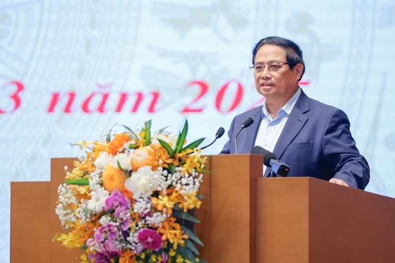 Thủ tướng nhấn mạnh tầm quan trọng của phát triển khoa học công nghệ, đổi mới sáng tạo, chuyển đổi số, cải cách hành chính và triển khai Đề án 06 - Ảnh: VGP/Nhật Bắc Thủ tướng nhấn mạnh tầm quan trọng của phát triển khoa học công nghệ, đổi mới sáng tạo, chuyển đổi số, cải cách hành chính và triển khai Đề án 06 - Ảnh: VGP/Nhật Bắc