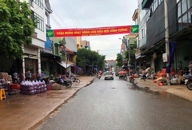 Chợ Đầu mối Vĩnh Tường thị trấn Phổ Tang