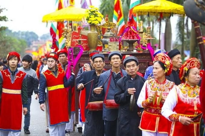 Lễ hội chùa Dâu thường được tổ chức vào ngày 8 tháng 4 âm lịch (Ảnh IT)