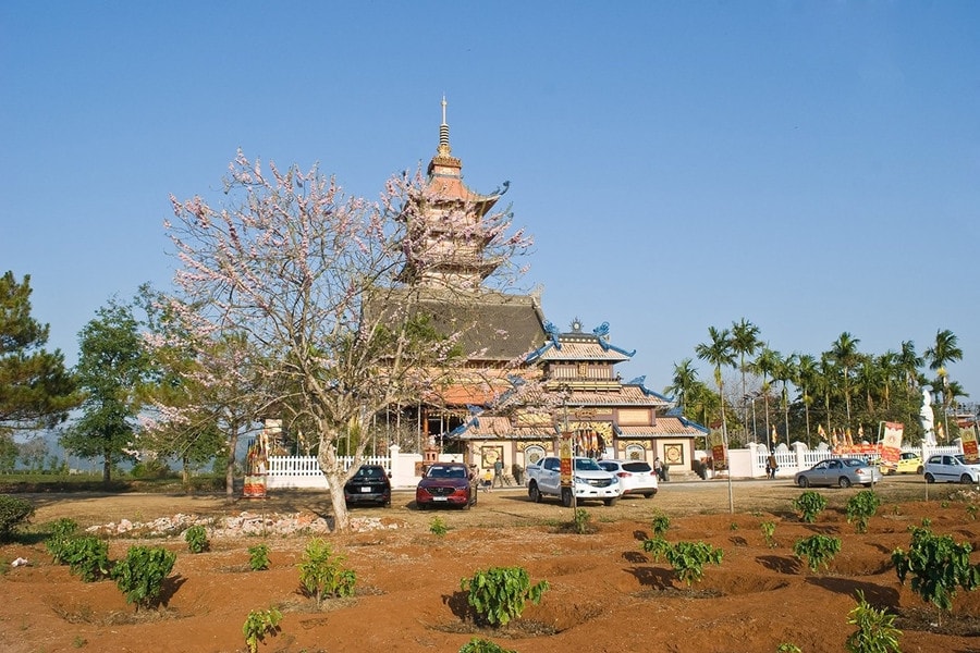 Chùa Bửu Minh (xã Nghĩa Hưng, huyện Chư Păh). Ảnh: Huy Tịnh