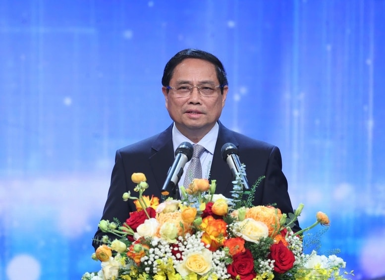 Thủ tướng Chính phủ Phạm Minh Chính phát biểu tại Lễ trao Giải thưởng 