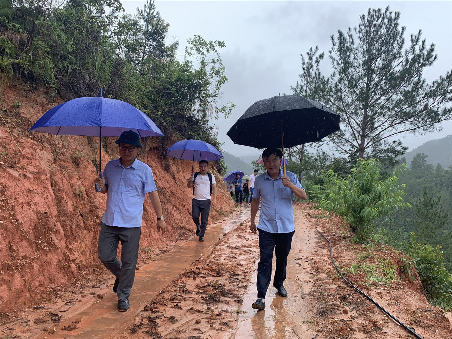 ông Hà Việt Quân (bên trái), Chánh Văn phòng điều phối Chương trình MTQG 1719 kiểm tra giám sát việc thực hiện Chương trình trên địa bàn huyện Mù Cang Chải Ông Hà Việt Quân (bên trái), Chánh Văn phòng điều phối Chương trình MTQG 1719 kiểm tra giám sát việc thực hiện Chương trình trên địa bàn huyện Mù Cang Chải