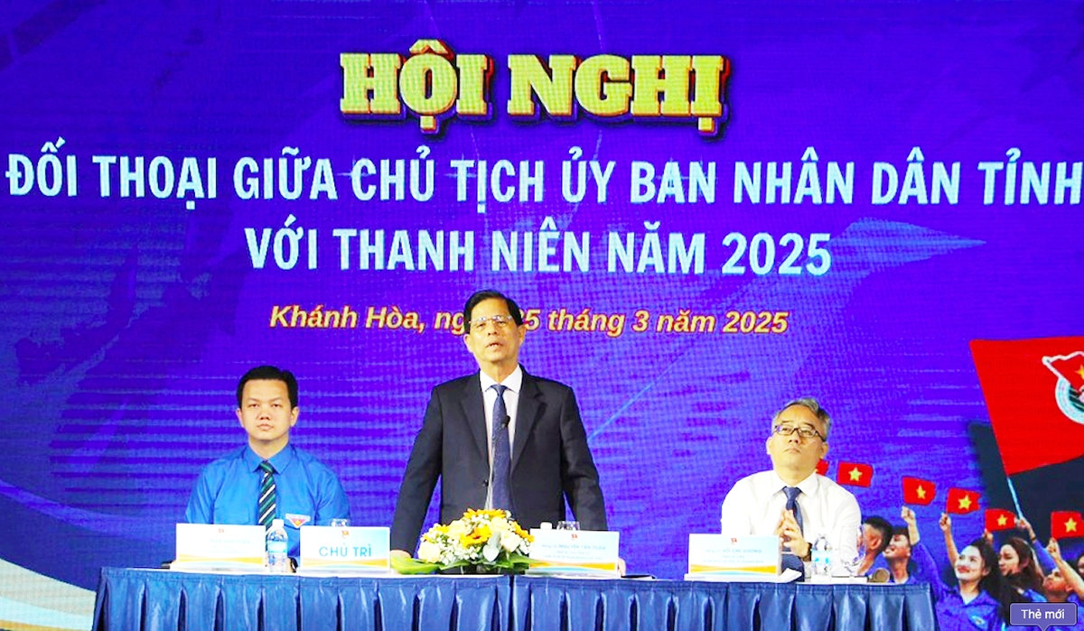 Khánh Hòa: Chủ tịch tỉnh đối thoại với thanh niên về vấn đề việc làm và chuyển đổi số 
