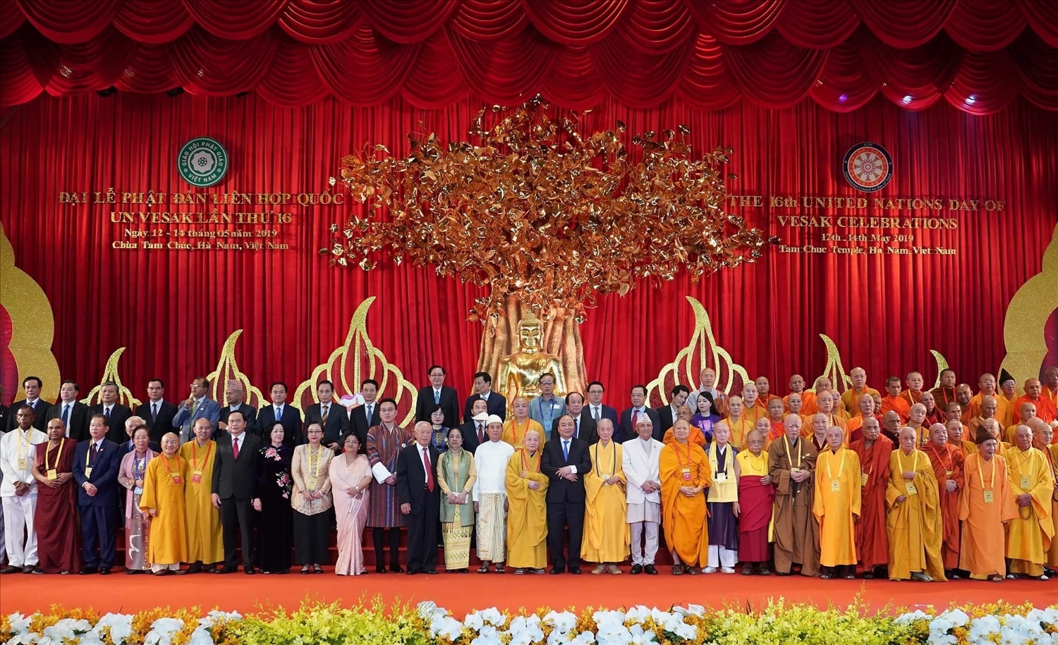 Các đại biểu tham dự Đại lễ Phật đản Vesak Liên Hiệp Quốc 2019 (Ảnh IT)