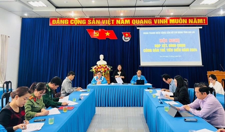 Tỉnh Đoàn Gia Lai tổ chức họp Hội đồng xét, bình chọn công dân trẻ tiêu biểu năm 2024
