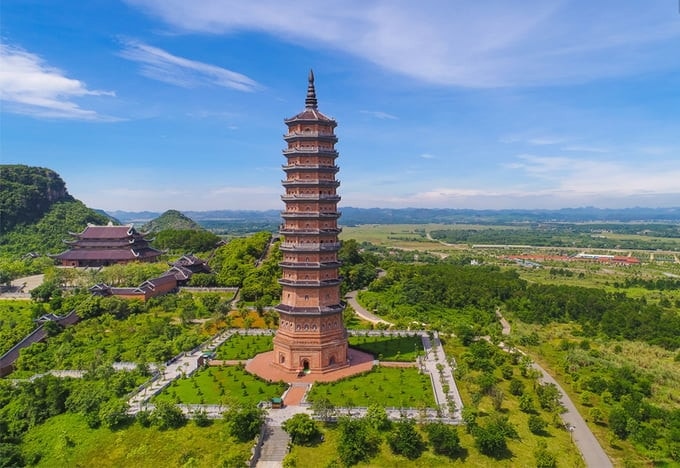 Bảo tháp Chùa Bái Đính (Ảnh IT) Bảo tháp Chùa Bái Đính (Ảnh IT)