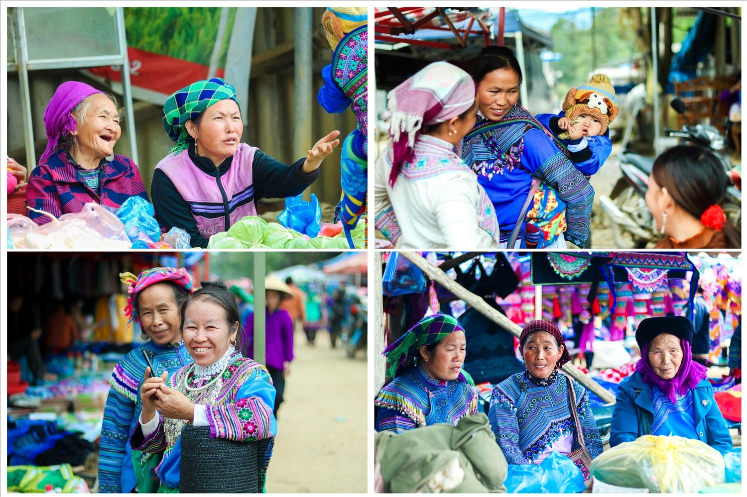 Chợ Bắc Hà là nơi giao lưu, mua bán, trao đổi, gặp gỡ của đồng bào các dân tộc vùng cao. 