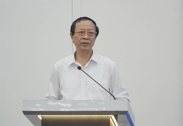 Thứ trưởng Bộ Giáo dục và Đào tạo Phạm Ngọc Thưởng phát biểu tại Hội nghị
