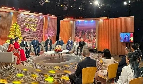 Chương trình chào xuân 2025 với kiều bào tại đài truyền hình HTV 