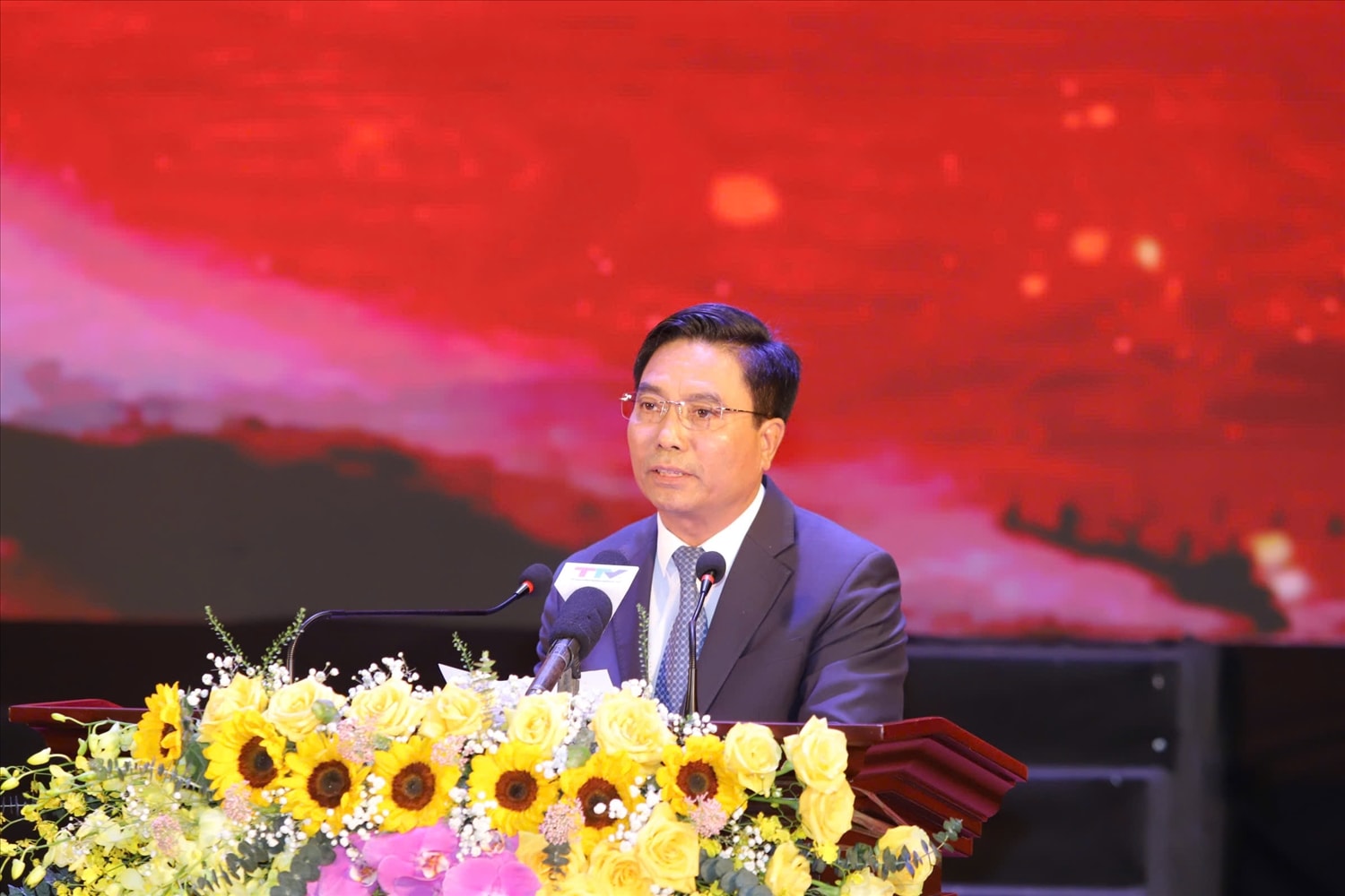 Bí thư Tỉnh ủy Thanh Hóa Nguyễn Doãn Anh phát biểu tại buổi lễ