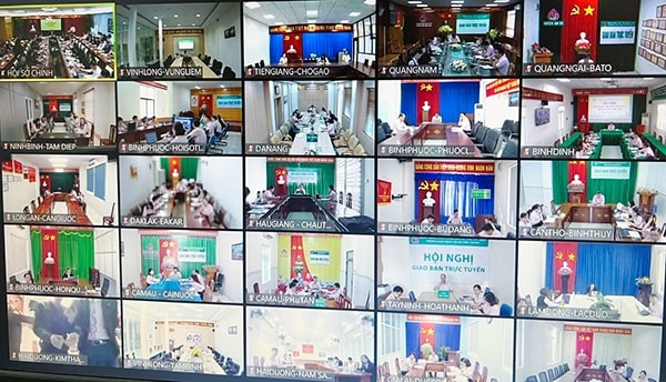 Quang cảnh Hội nghị tại điểm cầu địa phương