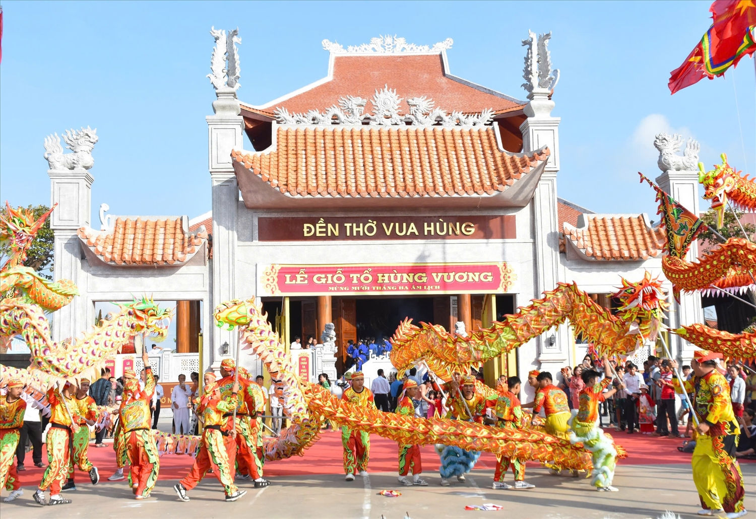 Tỉnh Cà Mau tổ chức Giỗ Tổ Hùng Vương trong không khí trang nghiêm (Ảnh: Nhật Hồ)