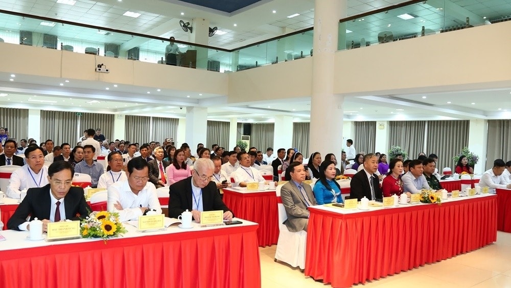 Các đại biểu tham dự hội nghị. (Ảnh: Quốc Hương)