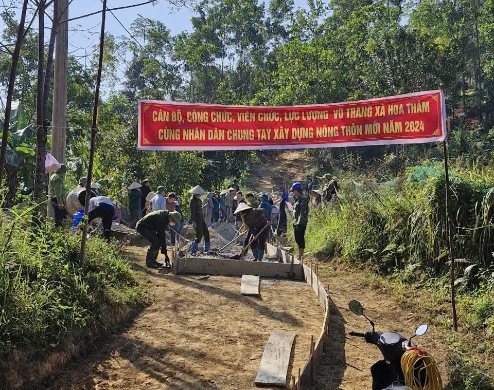 Lan tỏa phong trào hiến đất xây dựng nông thôn mới ở Hoa Thám